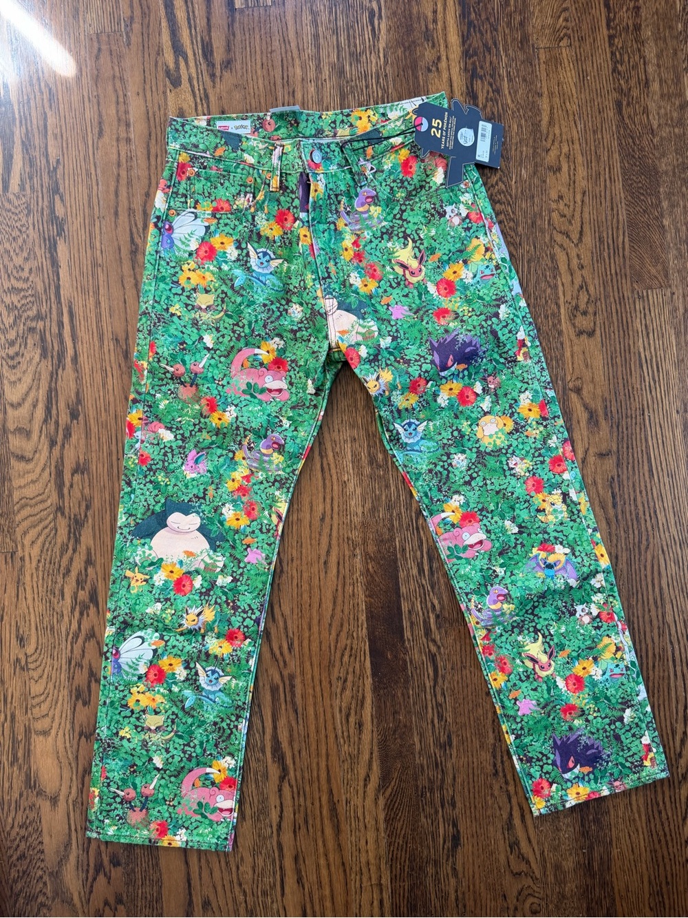 Levi's x Pokémon 551 Z Authentic Straight Jeans 'Garden Green' 31 x 30